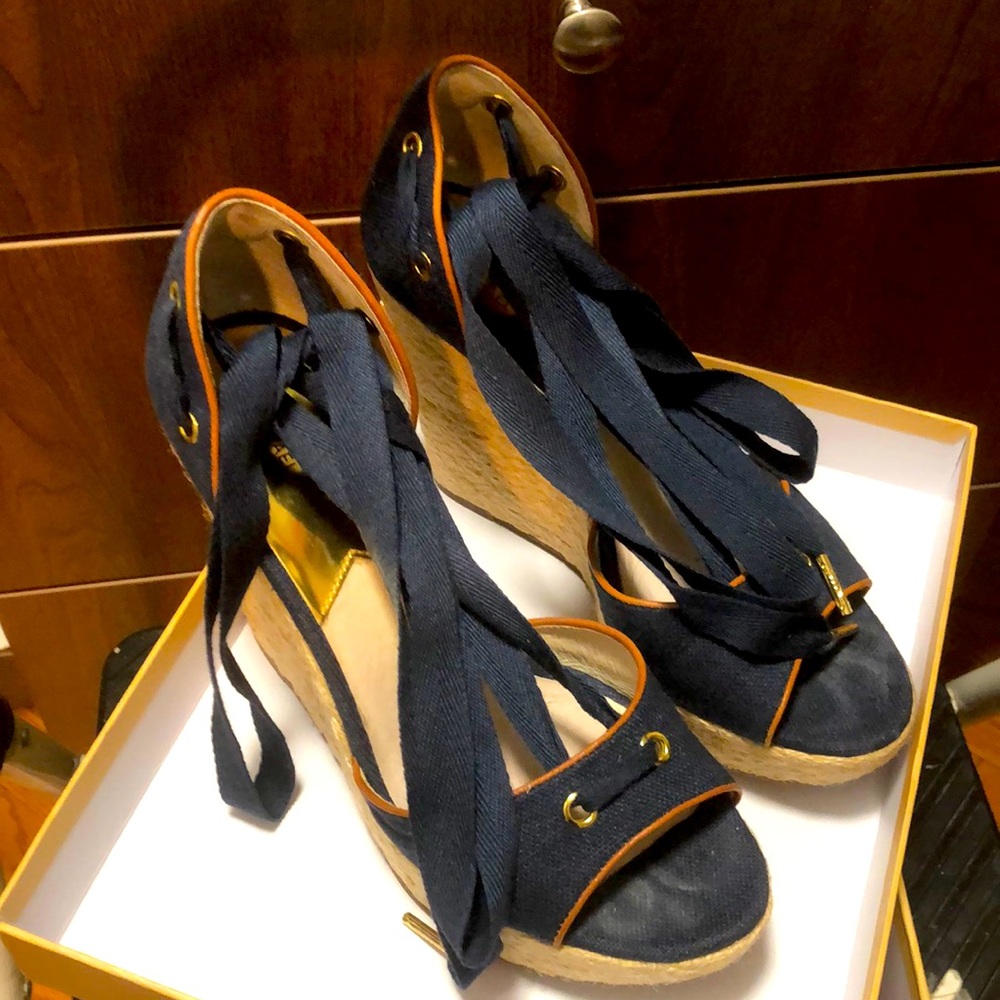 Michael Kors Lace Up Wedges